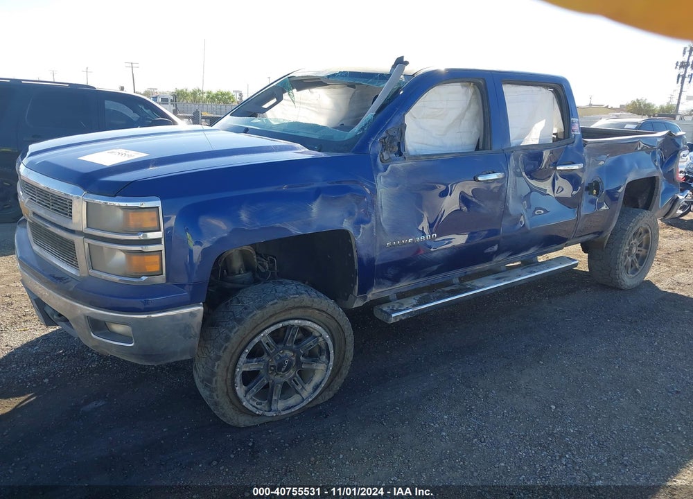 2014 CHEVROLET SILVERADO 1500 1LT/2LT VIN: 3GCUKREC6EG140608
