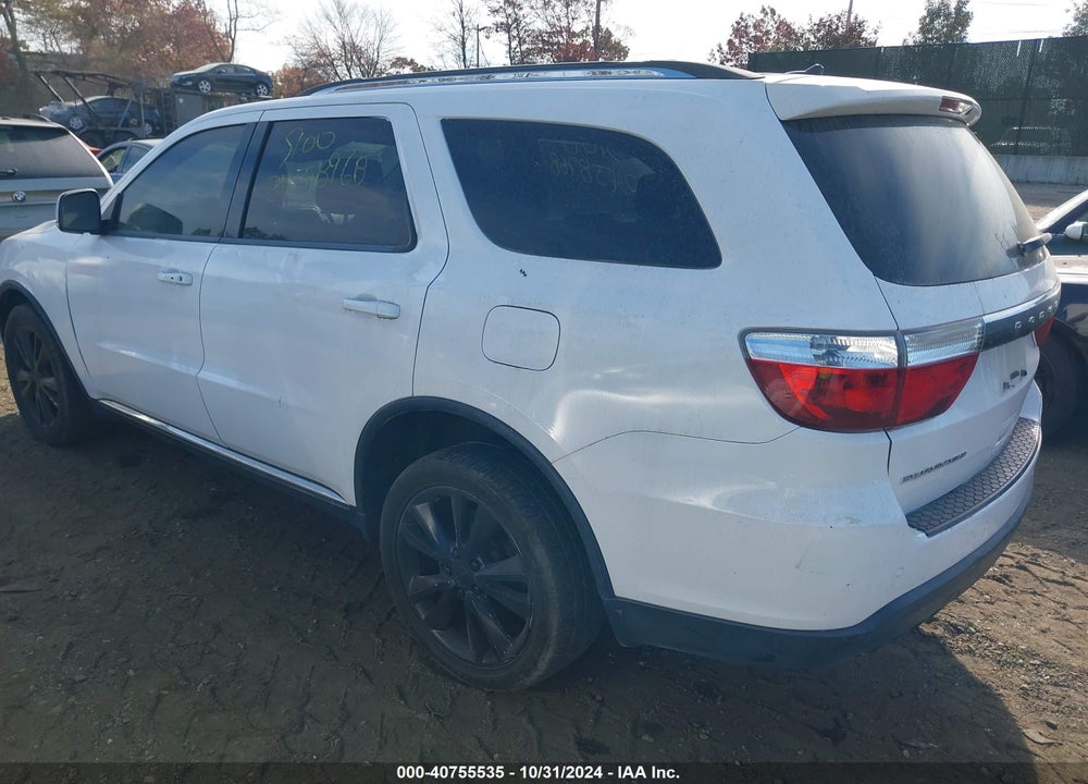2012 DODGE DURANGO CREW VIN: 1C4RDHDGXCC335545
