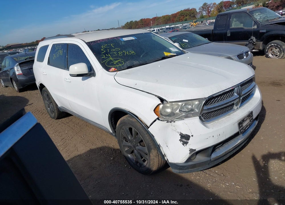 2012 DODGE DURANGO CREW VIN: 1C4RDHDGXCC335545