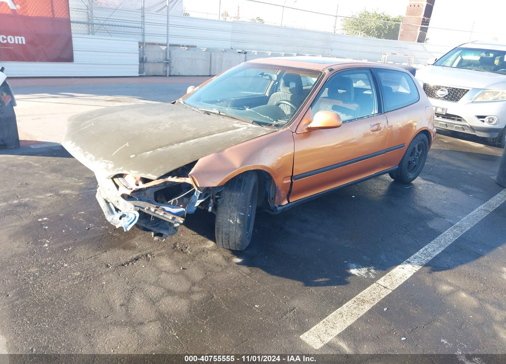 1992 HONDA CIVIC SI VIN: 2HGEH3387NH513848