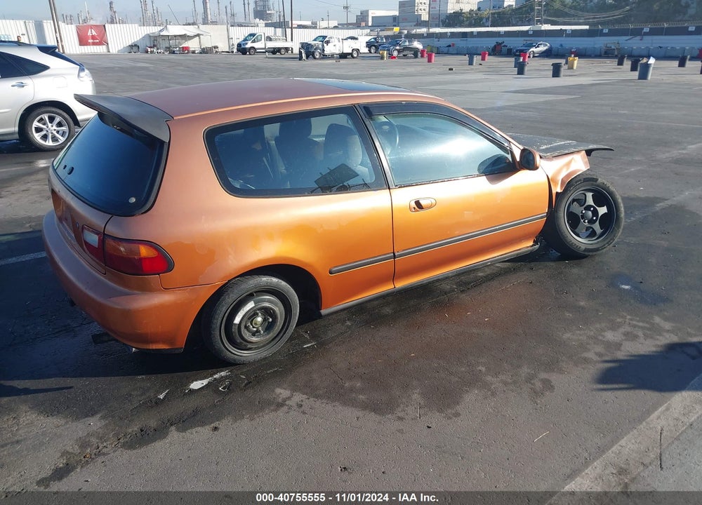 1992 HONDA CIVIC SI VIN: 2HGEH3387NH513848