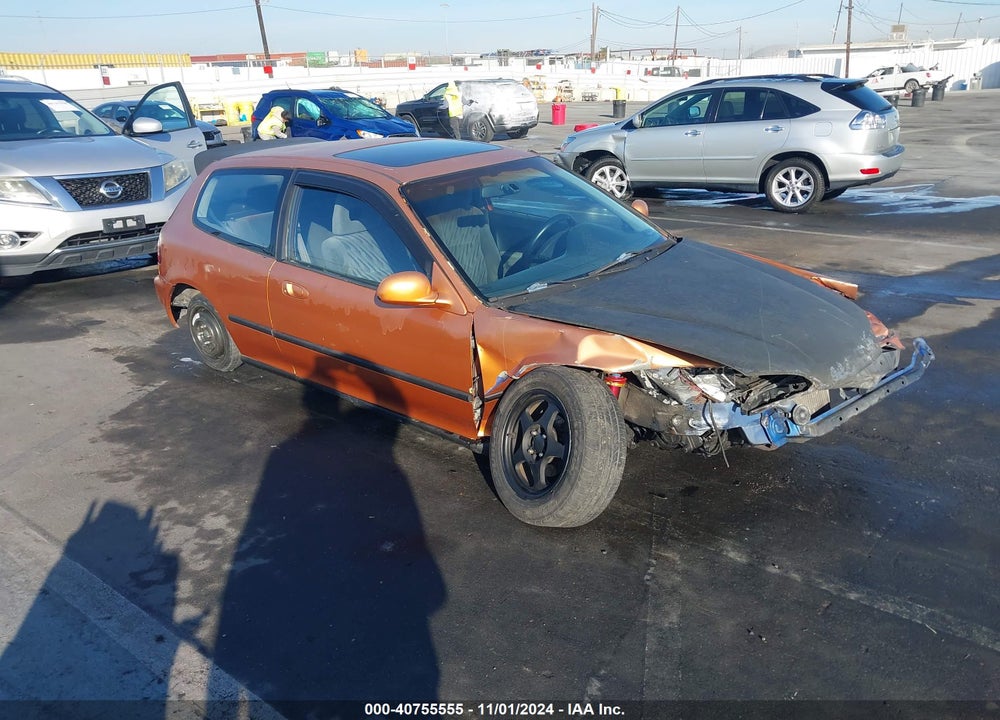 1992 HONDA CIVIC SI VIN: 2HGEH3387NH513848