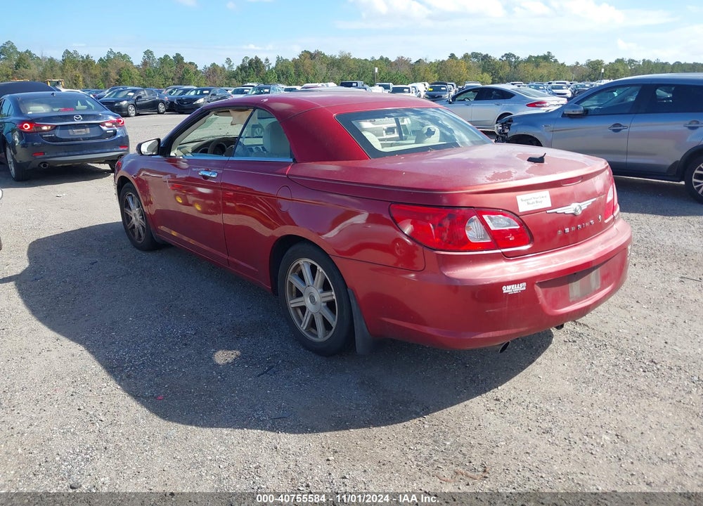 2008 CHRYSLER SEBRING LIMITED VIN: 1C3LC65M58N197253