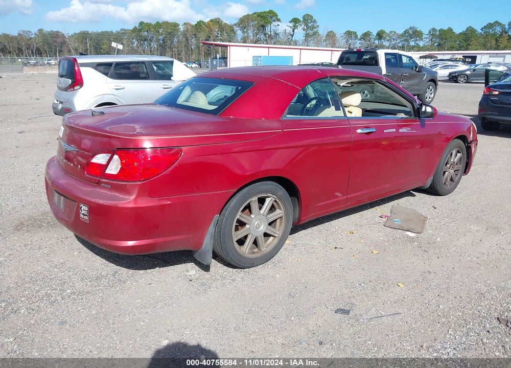 2008 CHRYSLER SEBRING LIMITED VIN: 1C3LC65M58N197253