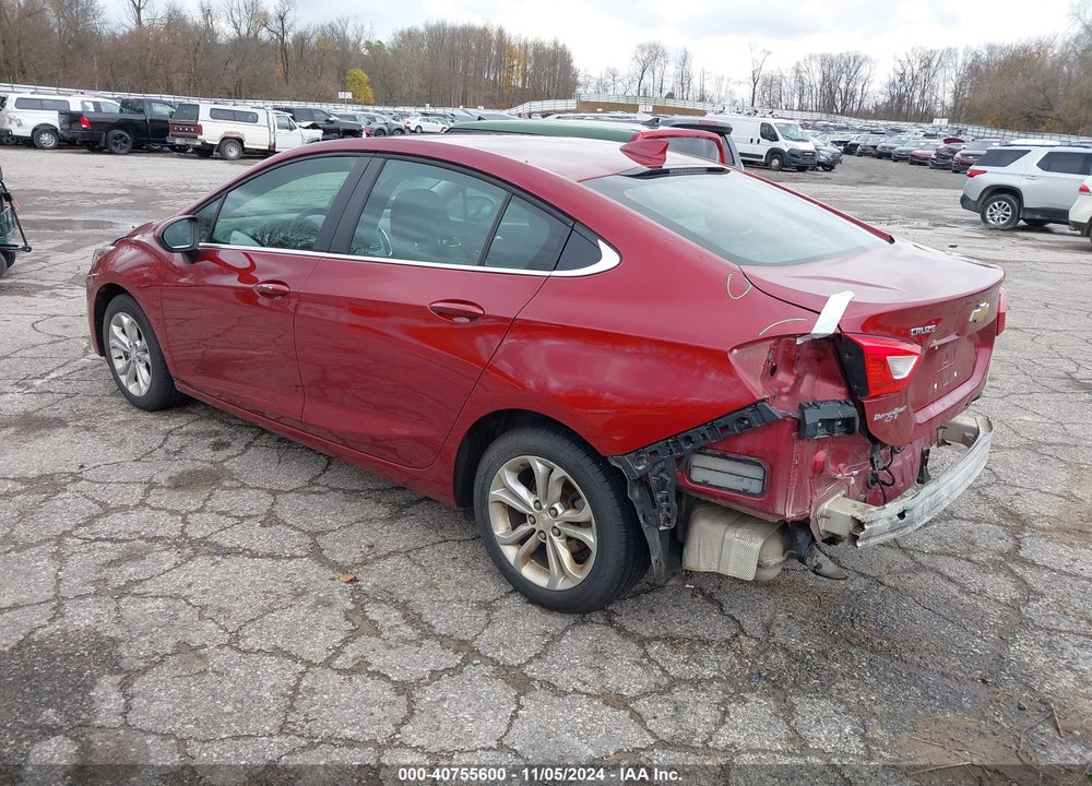 2019 CHEVROLET CRUZE LT VIN: 1G1BE5SM8K7141795
