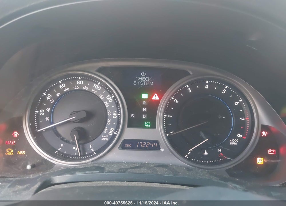 2008 LEXUS IS 250 VIN: JTHBK262285051486