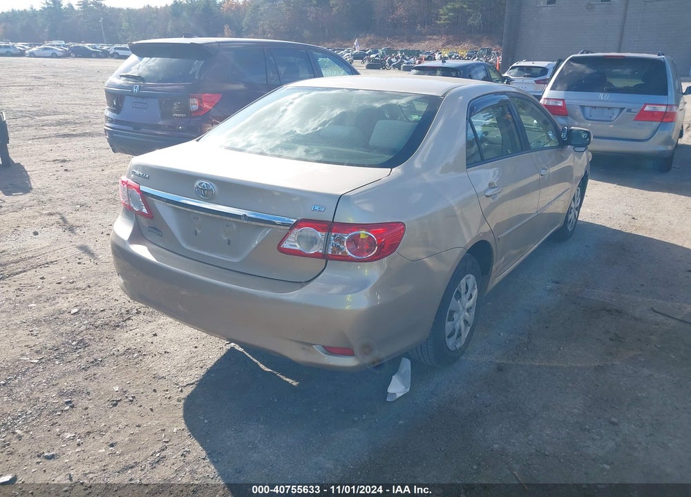 2011 TOYOTA COROLLA LE VIN: JTDBU4EE9B9138143