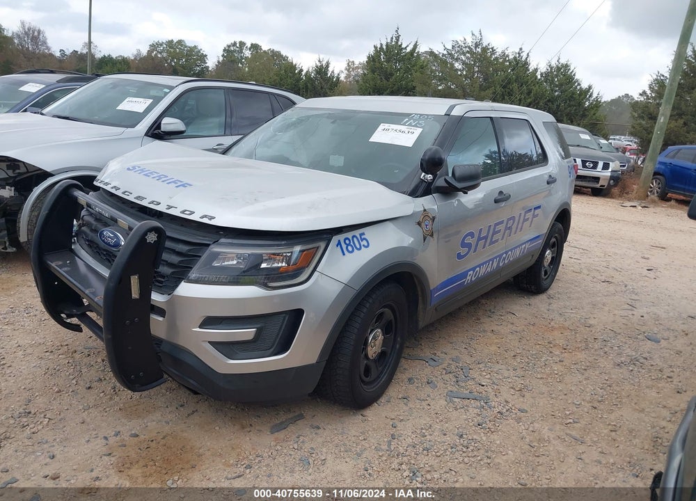 2018 FORD POLICE INTERCEPTOR UTILITY VIN: 1FM5K8AT3JGA32260