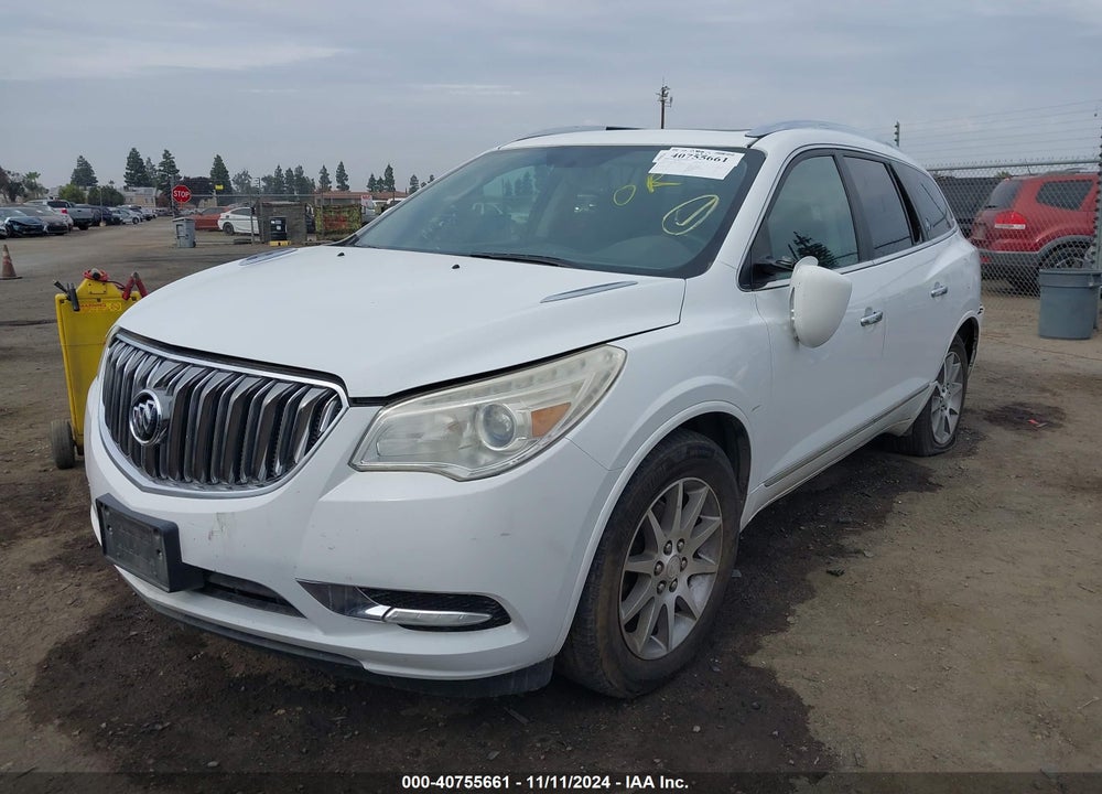 2016 BUICK ENCLAVE LEATHER VIN: 5GAKVBKDXGJ127821