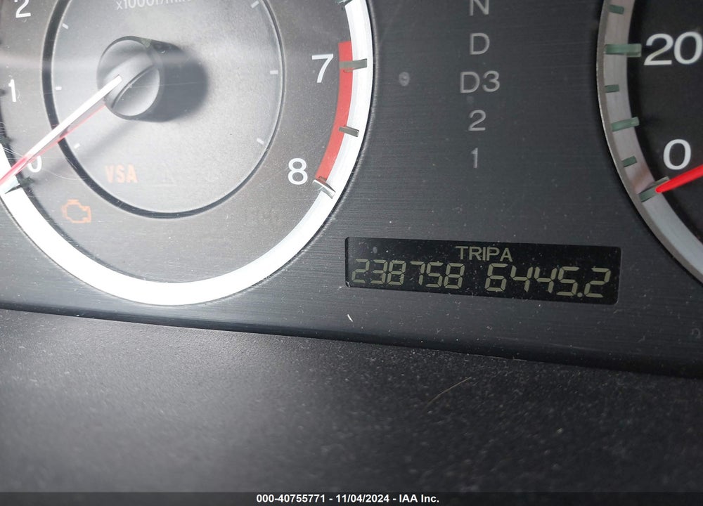 2009 HONDA ACCORD 2.4 LX VIN: 1HGCP26329A077418