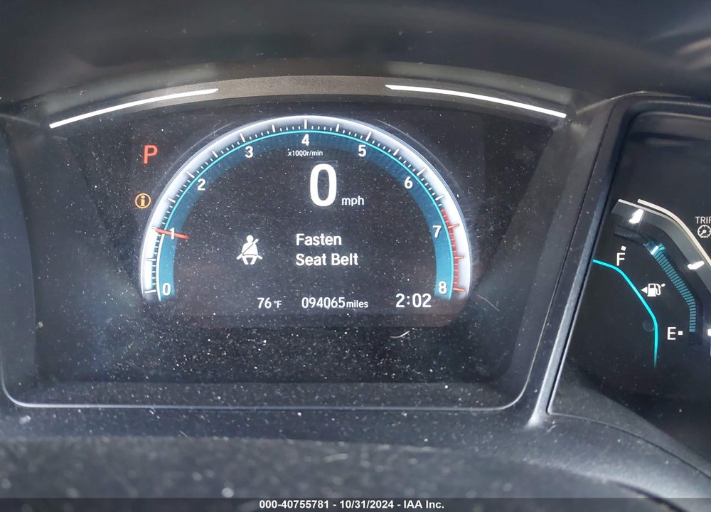 2019 HONDA CIVIC LX VIN: 2HGFC2F67KH519250