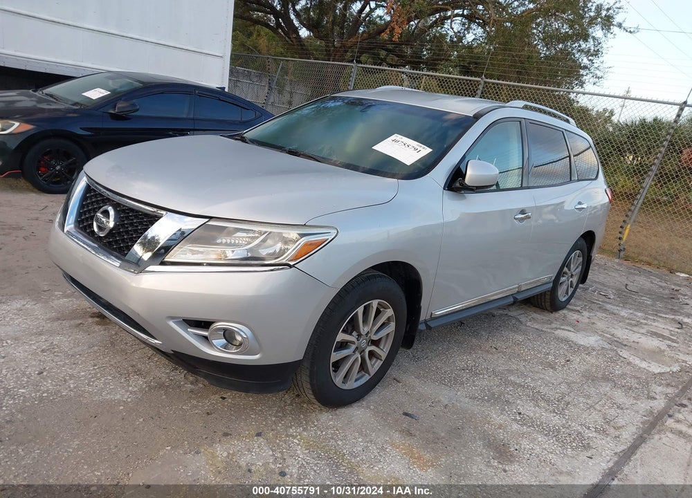 2014 NISSAN PATHFINDER SL VIN: 5N1AR2MNXEC731922