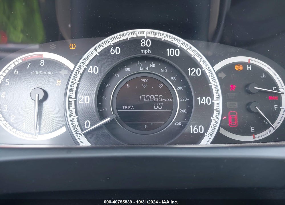 2016 HONDA ACCORD EX-L V-6 VIN: 1HGCR3F83GA020315