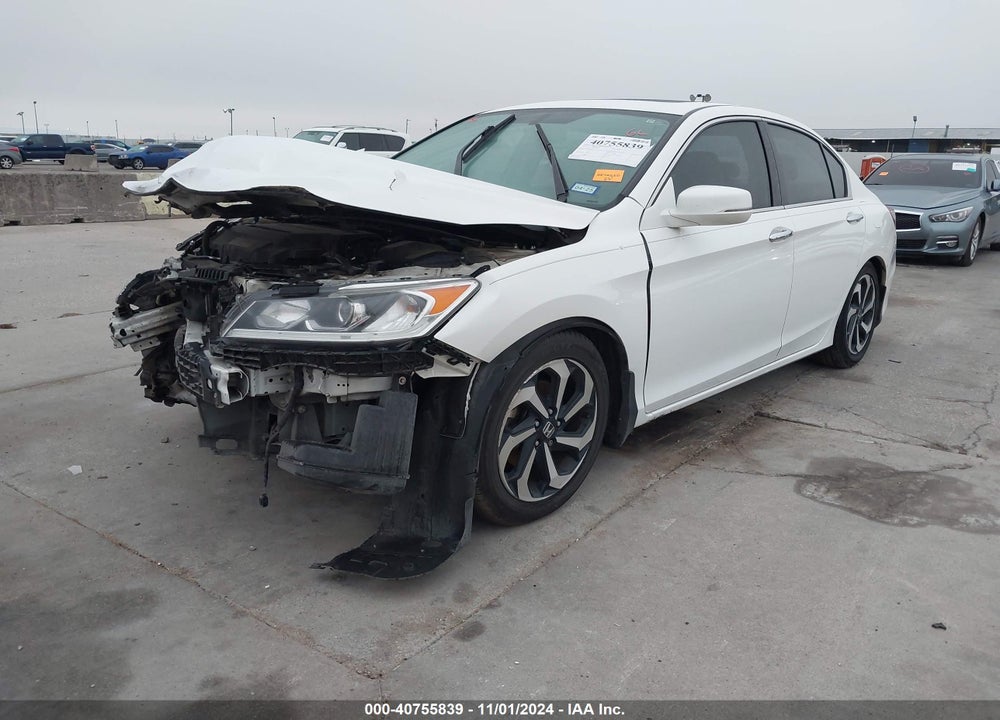2016 HONDA ACCORD EX-L V-6 VIN: 1HGCR3F83GA020315