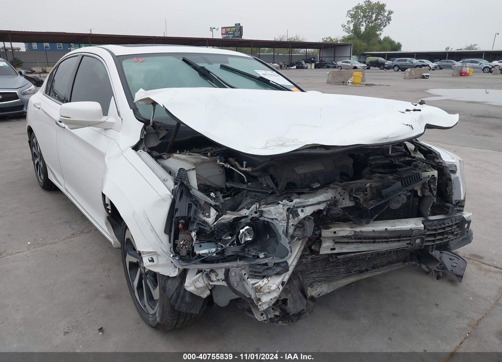 2016 HONDA ACCORD EX-L V-6 VIN: 1HGCR3F83GA020315