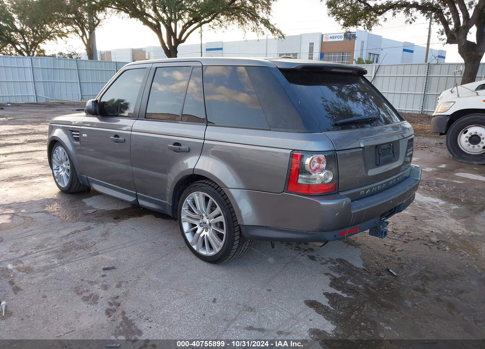 2011 LAND ROVER RANGE ROVER SPORT HSE VIN: SALSK2D49BA283225