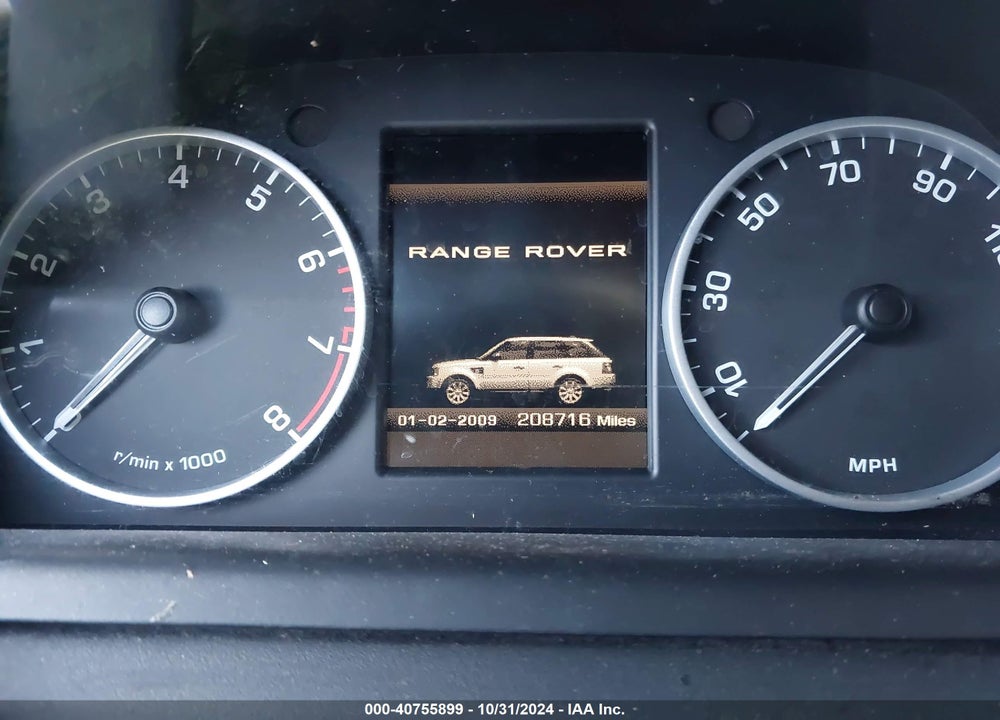 2011 LAND ROVER RANGE ROVER SPORT HSE VIN: SALSK2D49BA283225