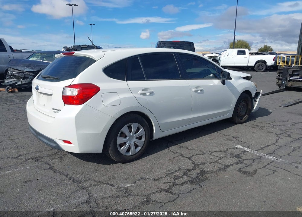 2016 SUBARU IMPREZA 2.0I VIN: JF1GPAA68GH321708
