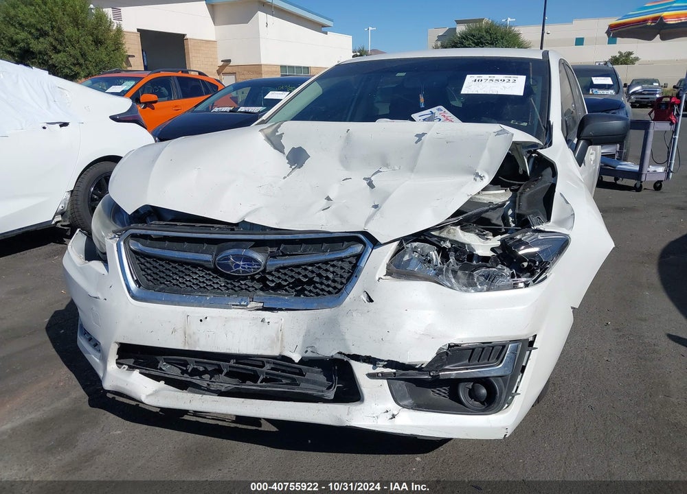 2016 SUBARU IMPREZA 2.0I VIN: JF1GPAA68GH321708