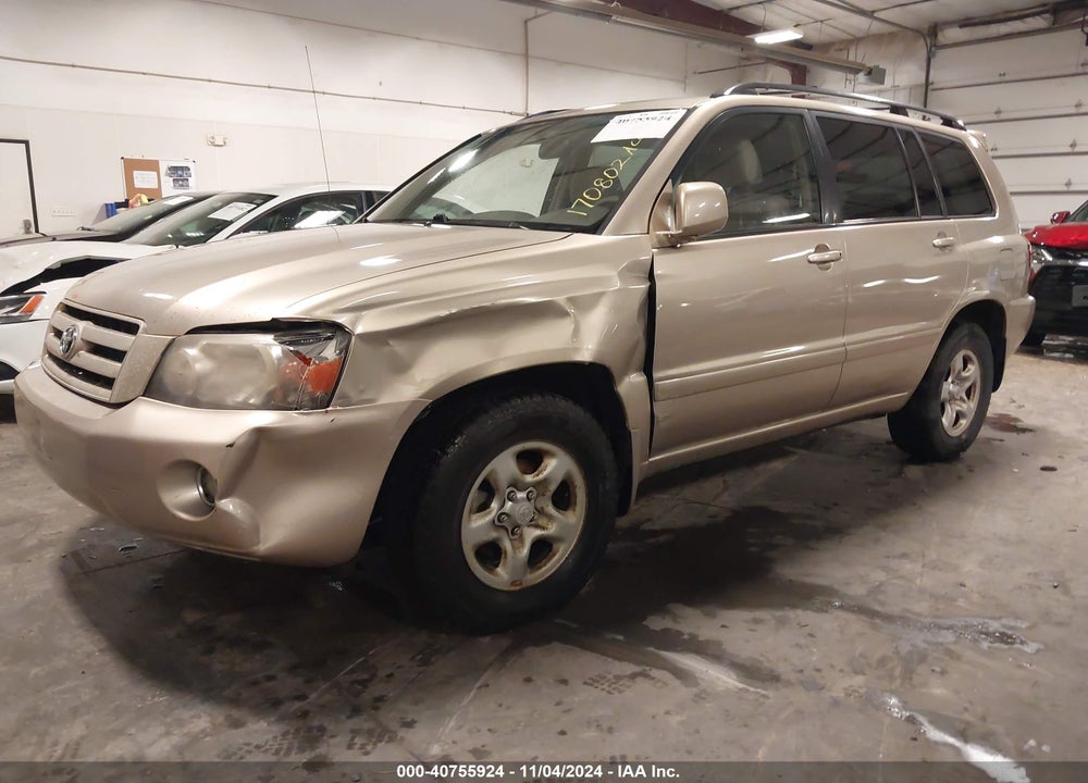 2007 TOYOTA HIGHLANDER VIN: JTEGD21A170170802