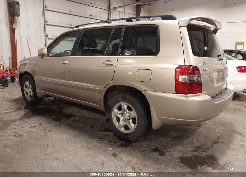 2007 TOYOTA HIGHLANDER VIN: JTEGD21A170170802