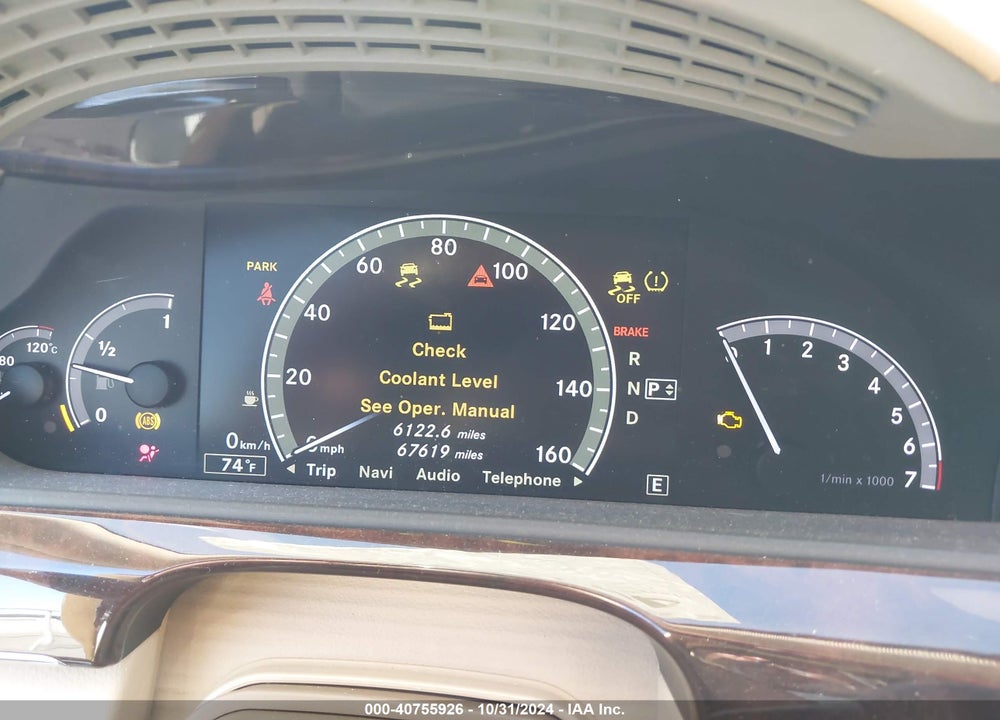 2012 MERCEDES-BENZ S 550 VIN: WDDNG7DB0CA465159
