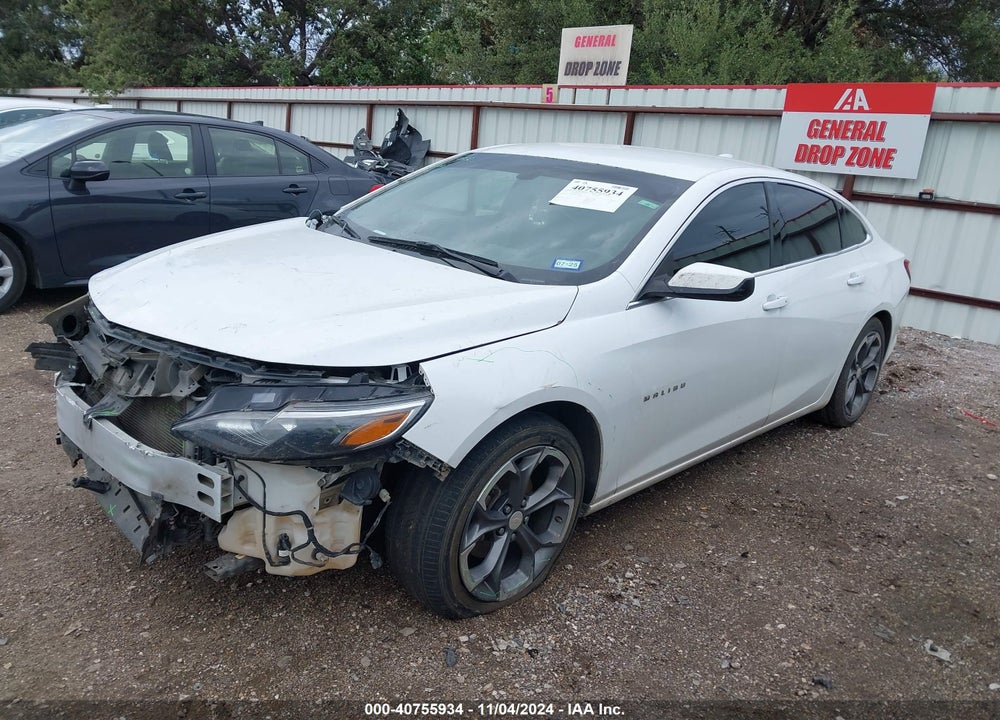 2021 CHEVROLET MALIBU FWD LT VIN: 1G1ZD5ST3MF022568