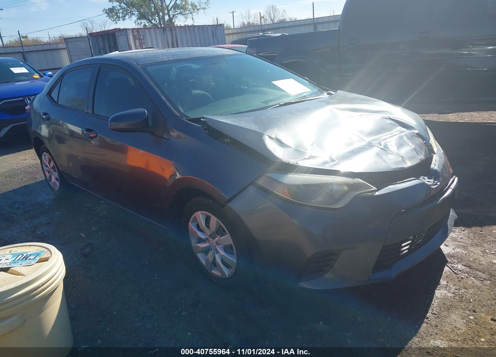 2014 TOYOTA COROLLA LE VIN: 5YFBURHE9EP055402
