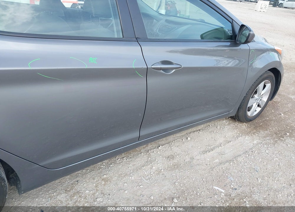 2013 HYUNDAI ELANTRA GLS VIN: 5NPDH4AE3DH167425