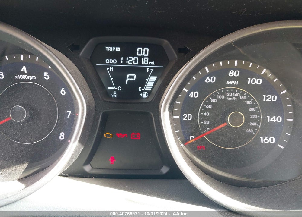 2013 HYUNDAI ELANTRA GLS VIN: 5NPDH4AE3DH167425