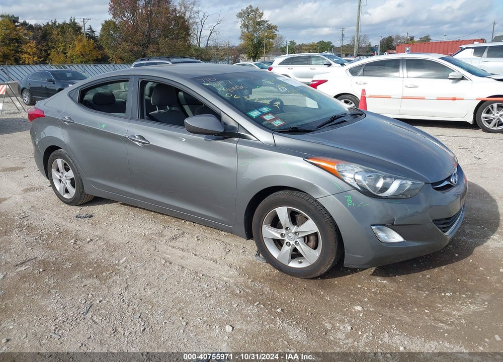 2013 HYUNDAI ELANTRA GLS VIN: 5NPDH4AE3DH167425