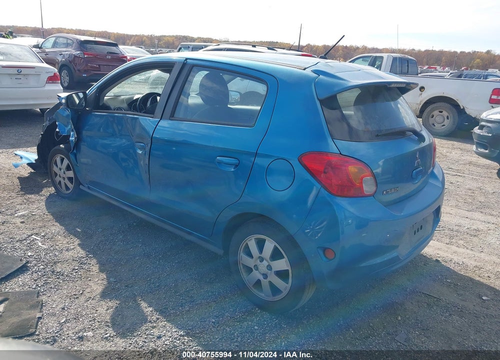 2015 MITSUBISHI MIRAGE ES VIN: ML32A4HJ3FH013039