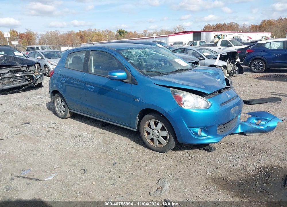 2015 MITSUBISHI MIRAGE ES VIN: ML32A4HJ3FH013039