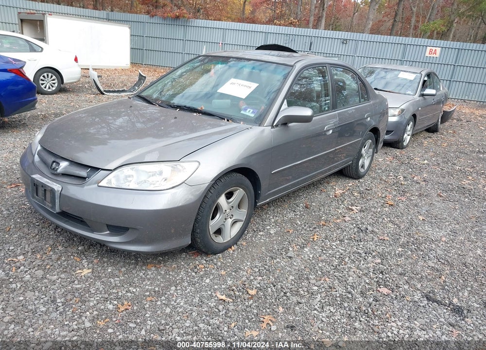 2004 HONDA CIVIC EX VIN: 2HGES26784H565776
