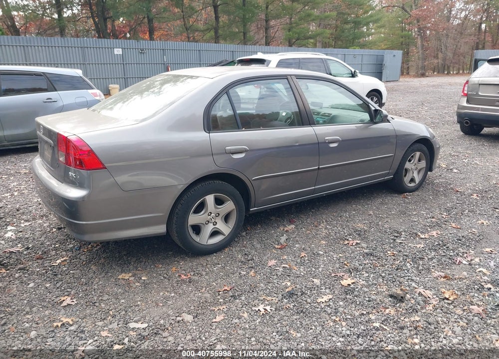 2004 HONDA CIVIC EX VIN: 2HGES26784H565776