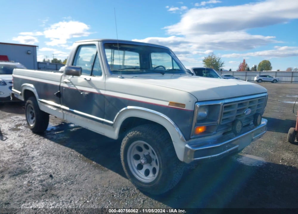 1986 FORD F150 VIN: 2FTEF14NXGCB84351