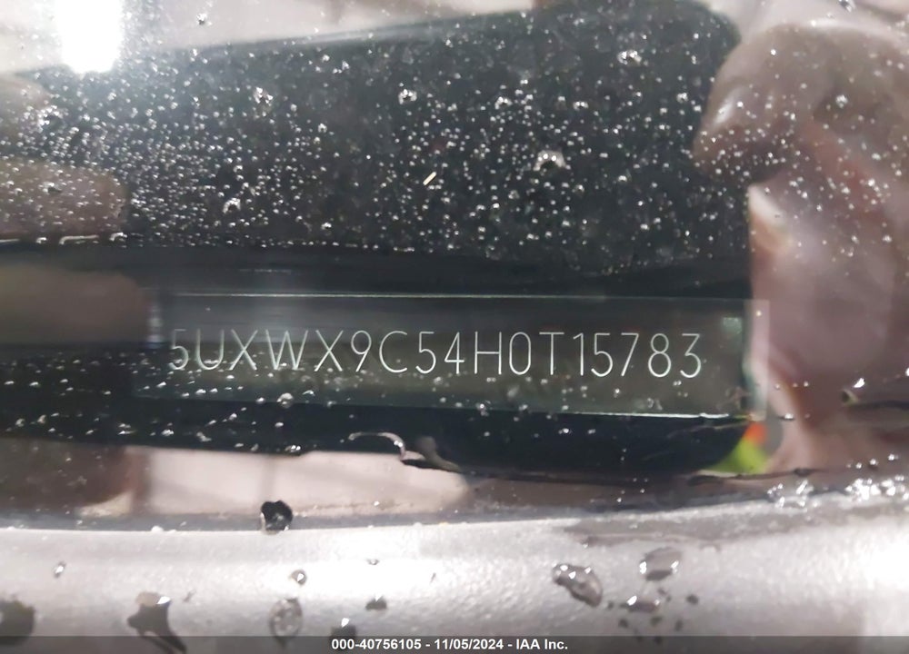 2017 BMW X3 XDRIVE28I VIN: 5UXWX9C54H0T15783