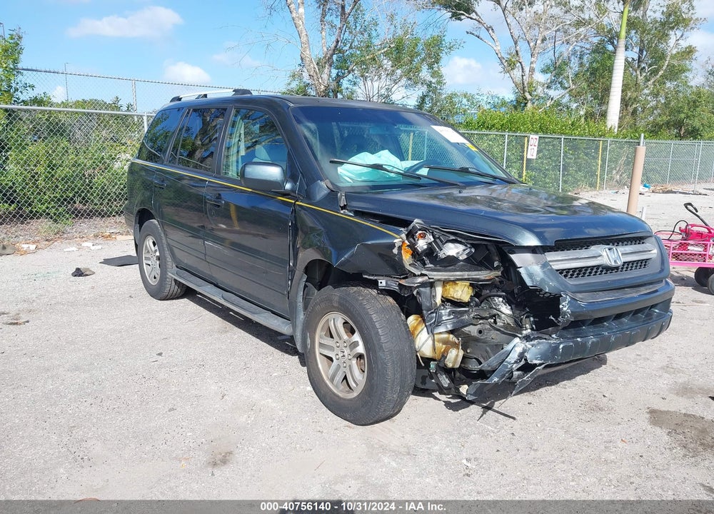 2004 HONDA PILOT EX VIN: 2HKYF18534H530429