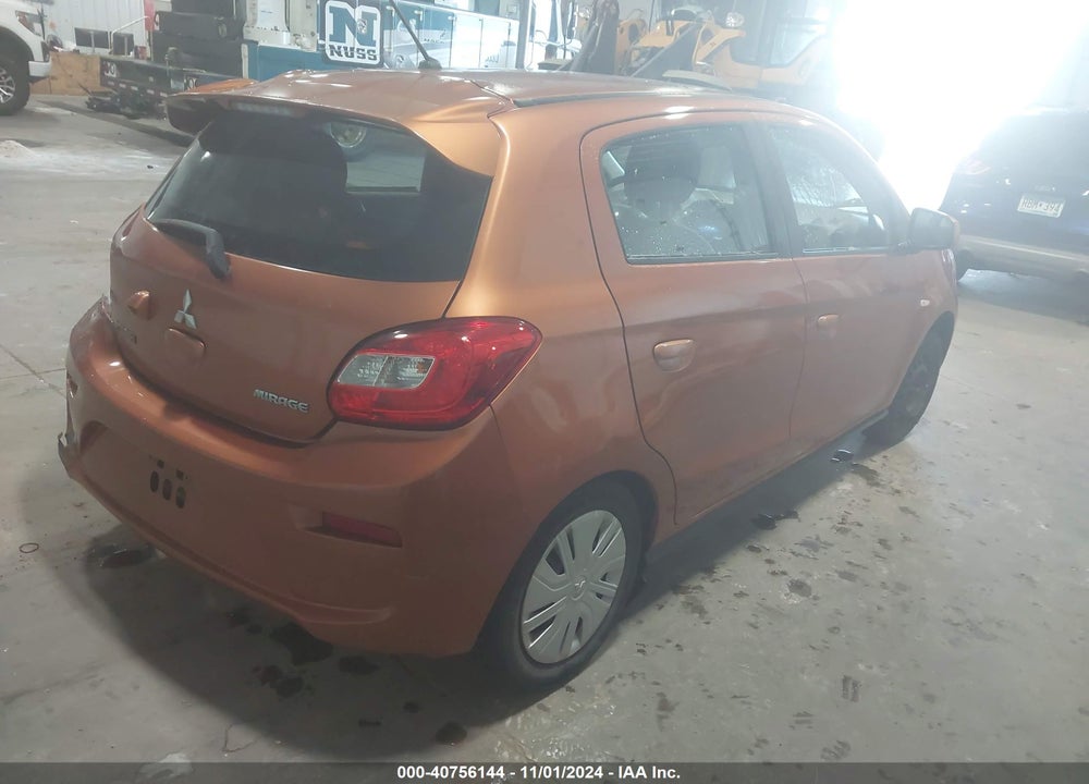 2018 MITSUBISHI MIRAGE ES VIN: ML32A3HJ2JH004996
