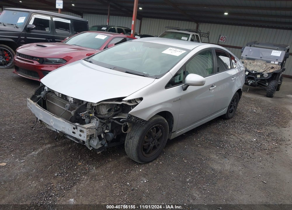 2012 TOYOTA PRIUS TWO VIN: JTDKN3DUXC5376365
