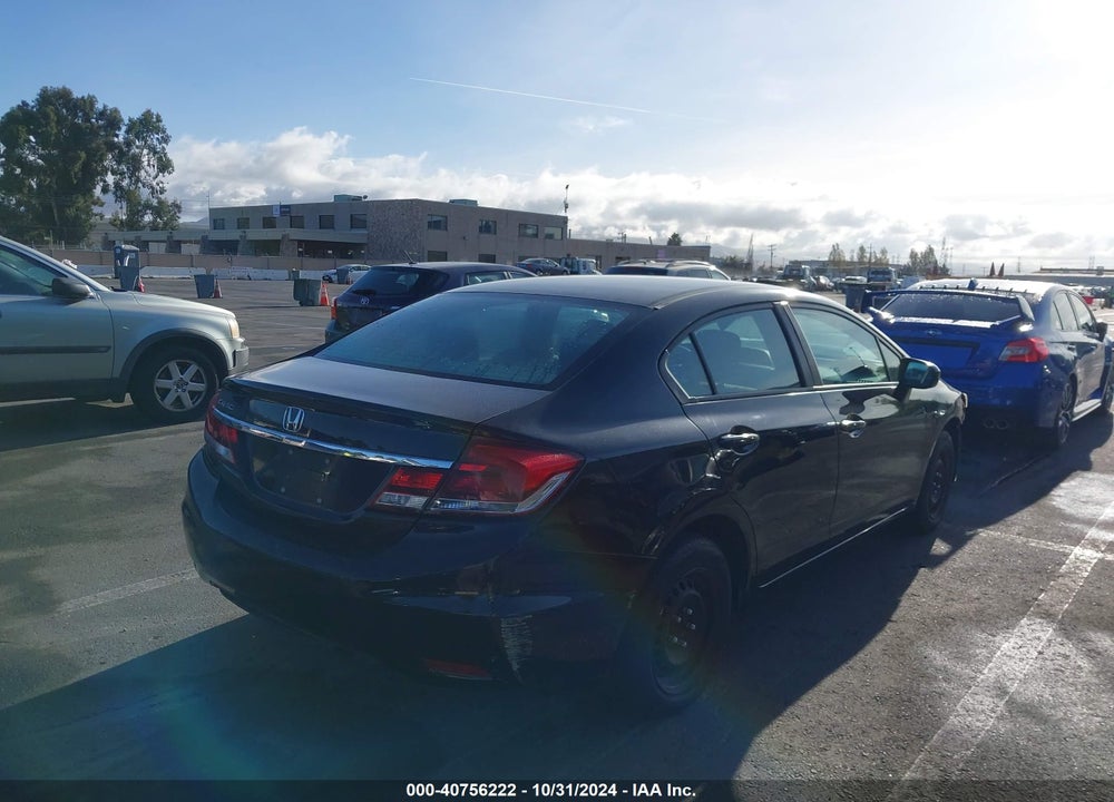 2015 HONDA CIVIC LX VIN: 19XFB2F54FE293789