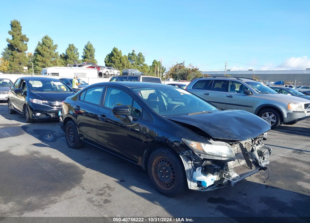 2015 HONDA CIVIC LX VIN: 19XFB2F54FE293789