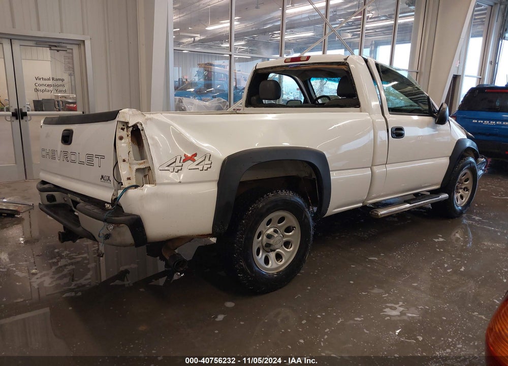 2005 CHEVROLET SILVERADO 1500 WORK TRUCK VIN: 1GCEK14Z45Z296996