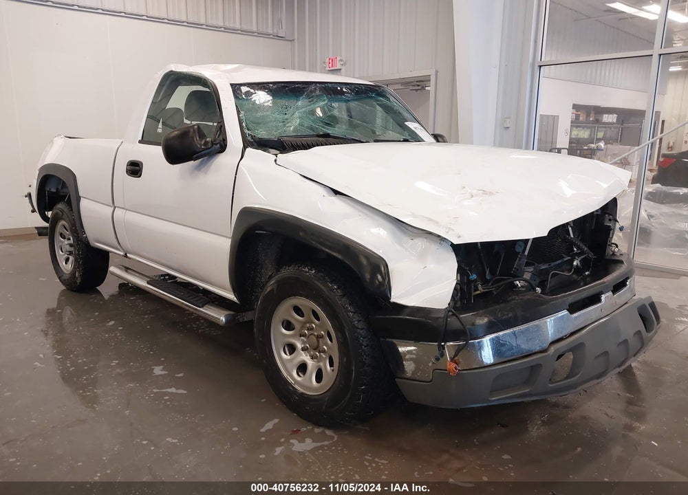 2005 CHEVROLET SILVERADO 1500 WORK TRUCK VIN: 1GCEK14Z45Z296996