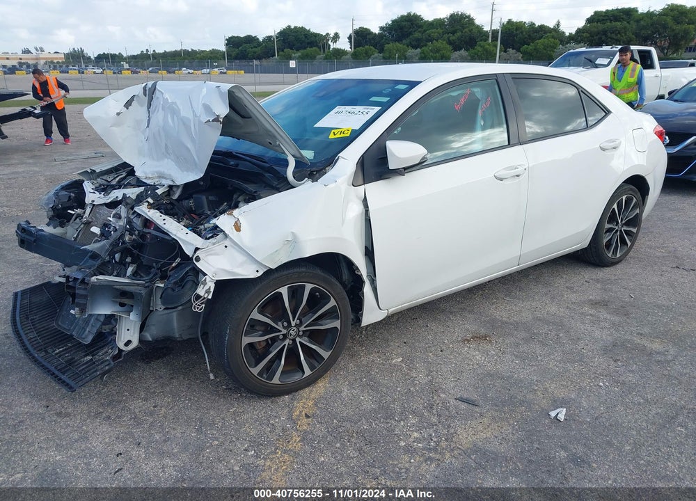 2018 TOYOTA COROLLA SE VIN: 2T1BURHE6JC058753