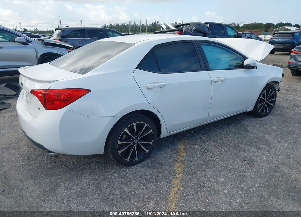 2018 TOYOTA COROLLA SE VIN: 2T1BURHE6JC058753
