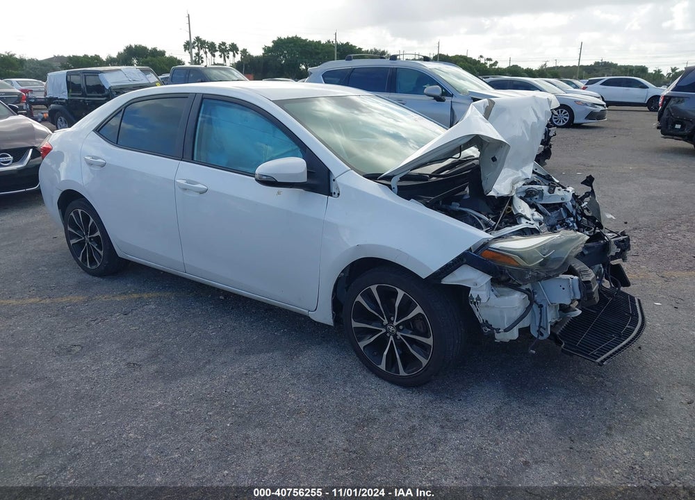 2018 TOYOTA COROLLA SE VIN: 2T1BURHE6JC058753