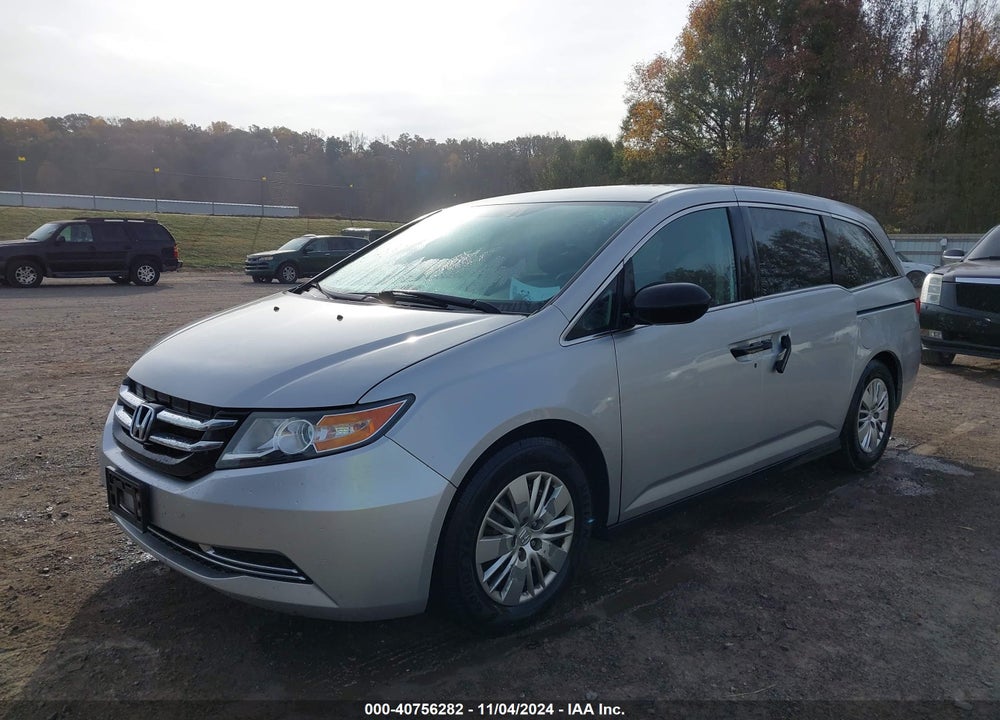 2014 HONDA ODYSSEY LX VIN: 5FNRL5H25EB004412