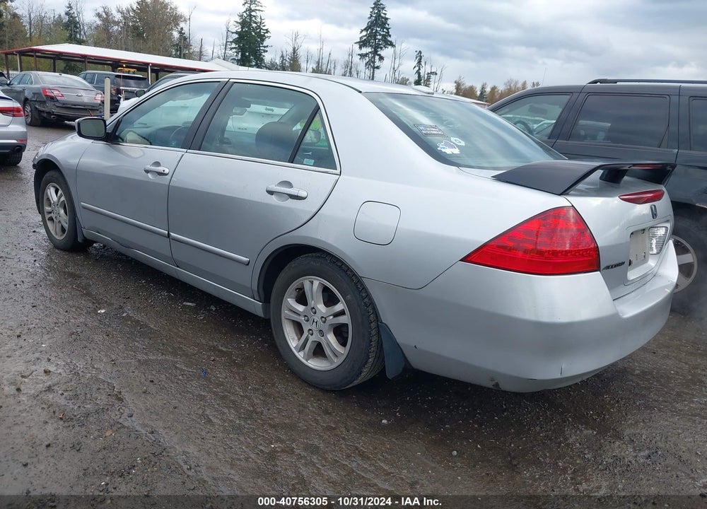 2007 HONDA ACCORD 2.4 EX VIN: 1HGCM56887A174660