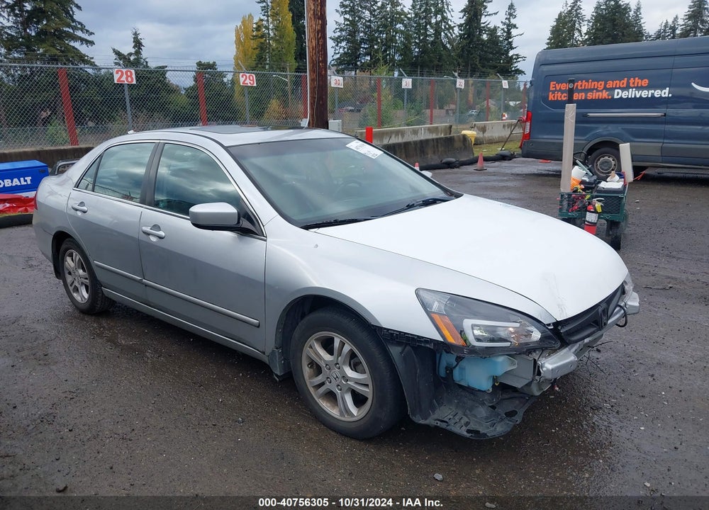 2007 HONDA ACCORD 2.4 EX VIN: 1HGCM56887A174660